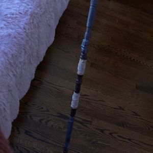 Rey from Start Wars kids play staff